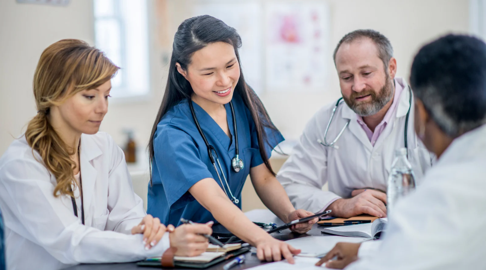 illustration of how career ladders are implemented to understand various roles in an organization or health care company