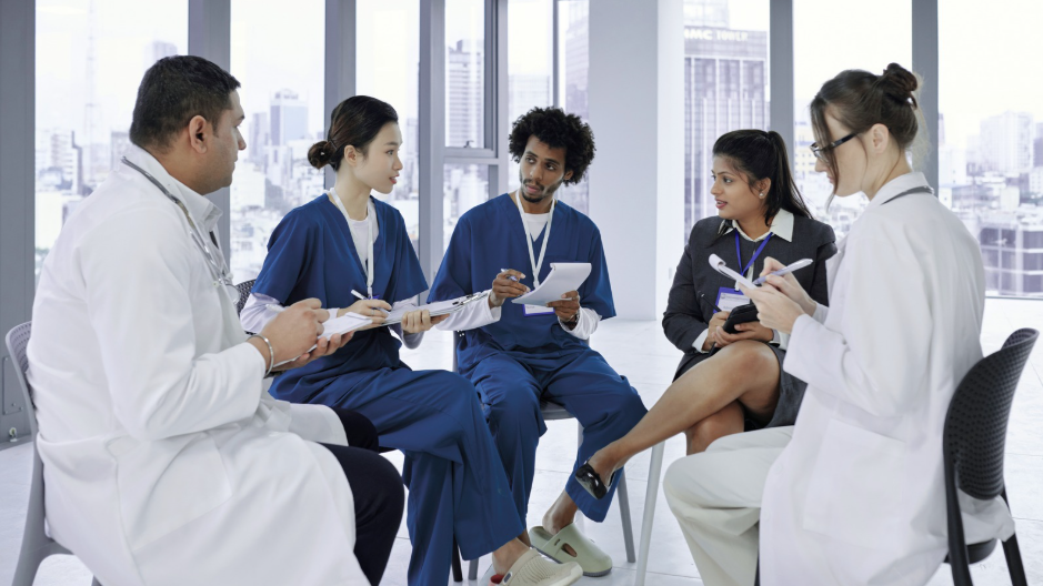 Diverse group of nurses participating in professional development workshop | Creative Health Care Insight