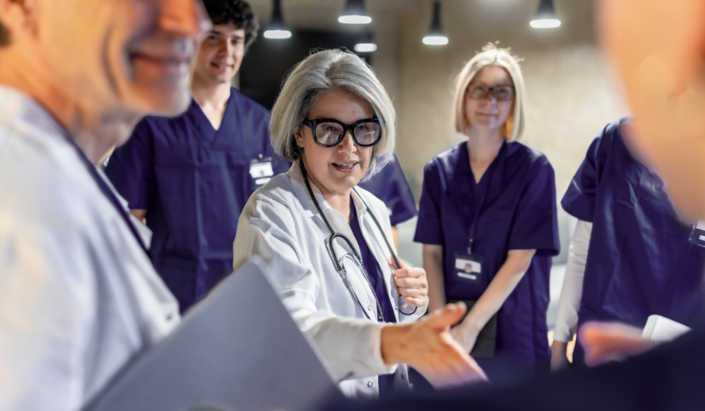 Healthcare team collaborating to improve patient safety and reduce risks associated with workforce skill gaps | CHCI