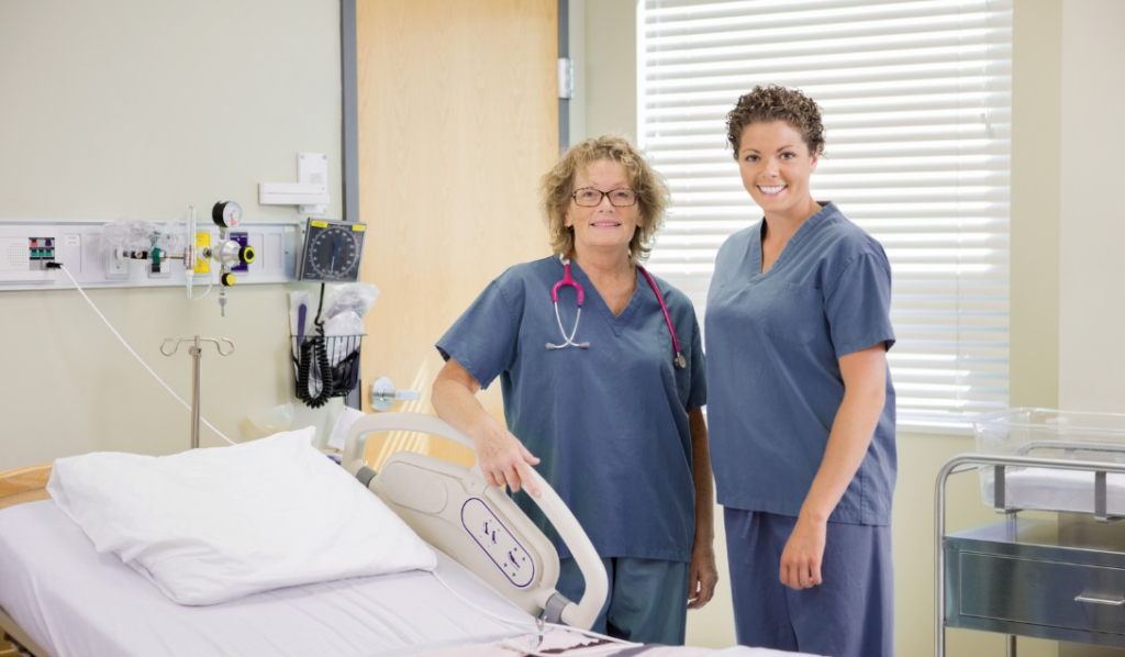 Experienced healthcare preceptor guiding a new clinician during hands-on clinical orientation | Creative Health Care Insight