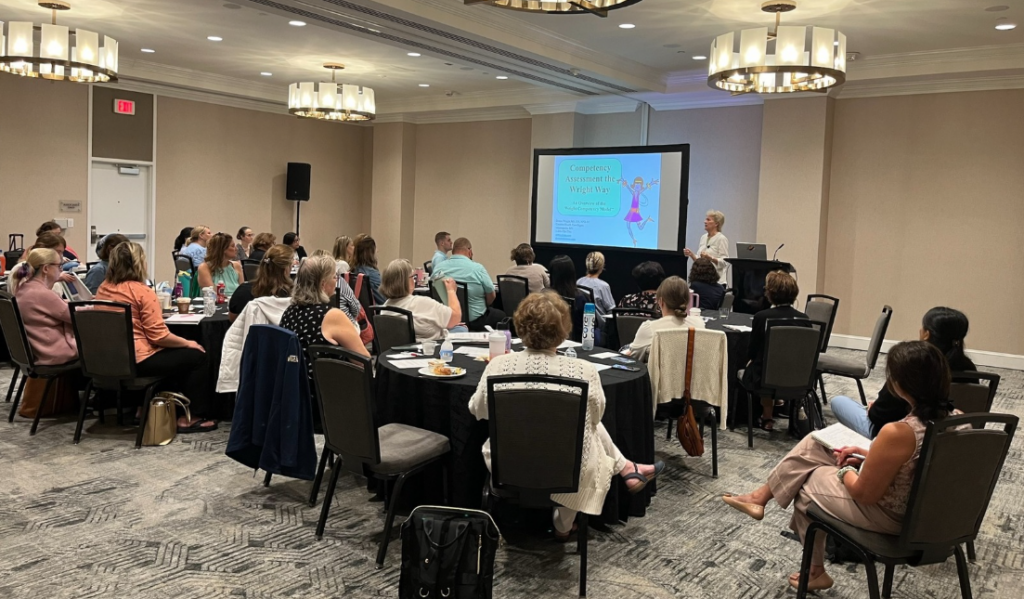 Donna Wright and Dr. Ellen Joswiak presenting at a CHCI competency assessment workshop | Creative Health Care Insight